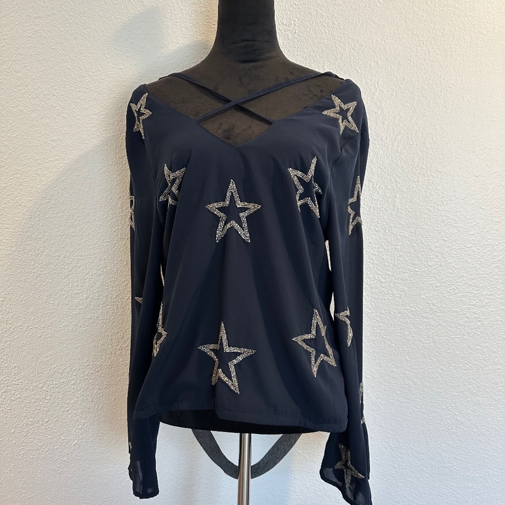 Chaser star blouse. medium